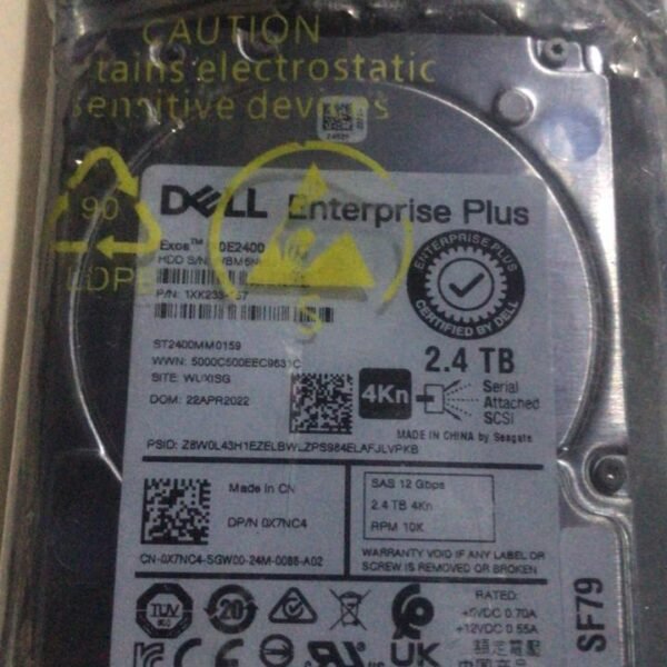 DELL ORIGINAL 1.8TB 10K 2.5" 12GBPS SAS HARD DRIVE FOR R640 R740XD ST1800MM0008-828895