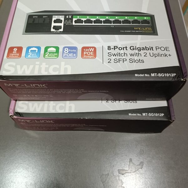 MT‐SG1012P 8 Port Gigabit POE switch Mtlink