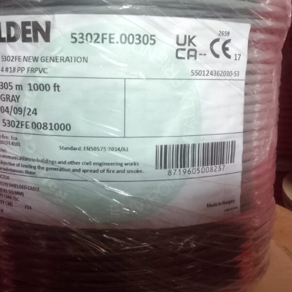 5302FE Belden Cable 18 AWG Stranded Bare Copper