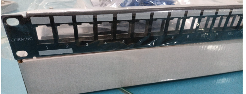 Corning patch panel 24 port front Capture