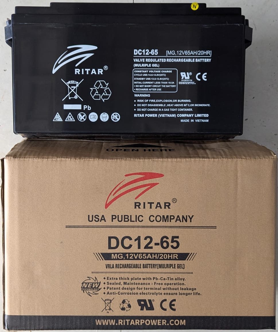 Ritar 12 V 65ah Main box pack 4f435a32-6425-480b-a8df-657c7eff8a1c