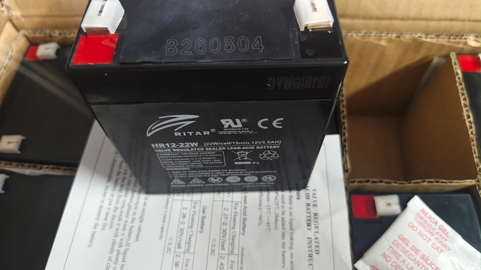 Ritar 12v 5ah HR12-22 Valve Regulated battery _4 0eacc252-4f72-4342-9fd1-6f8ab742e915